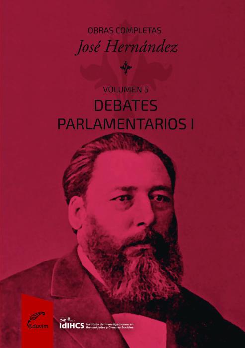 Tapa Volumen V Obras completas de José Hernández